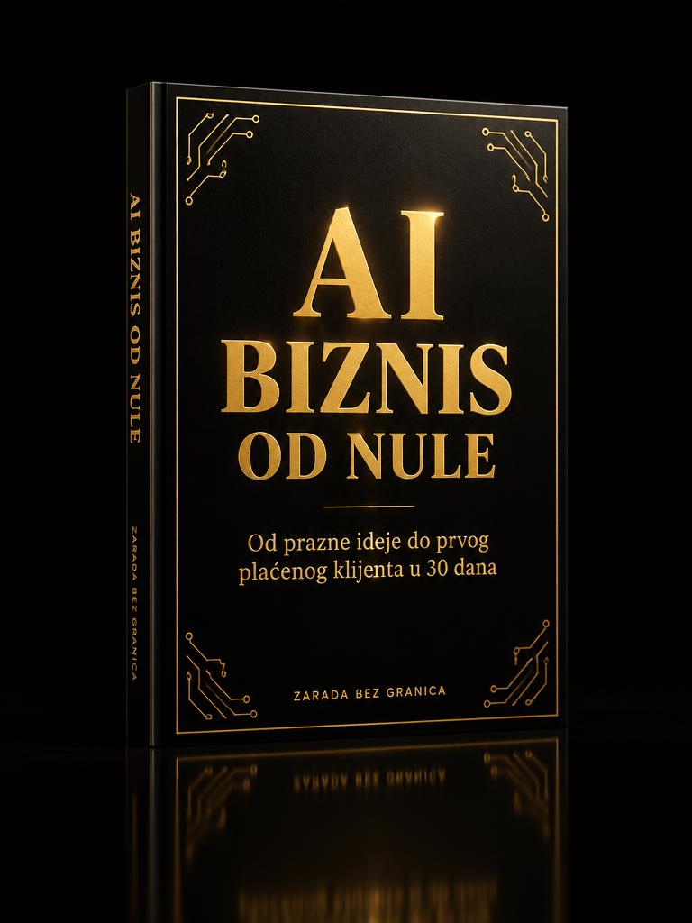Naslovnica e-knjige AI BIZNIS OD NULE